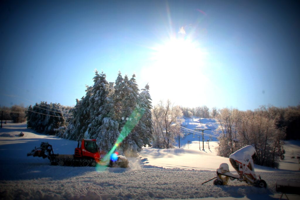 Mount Peter Ski Snowboard Area Fresh Powder