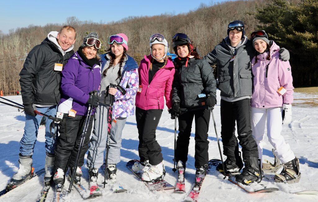 Family time with season passes at Mount Peter Ski Area in Warwick New York