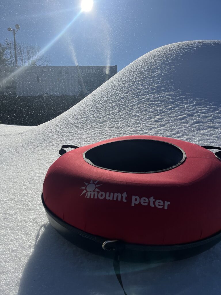 Snow Tubing at Mount Peter